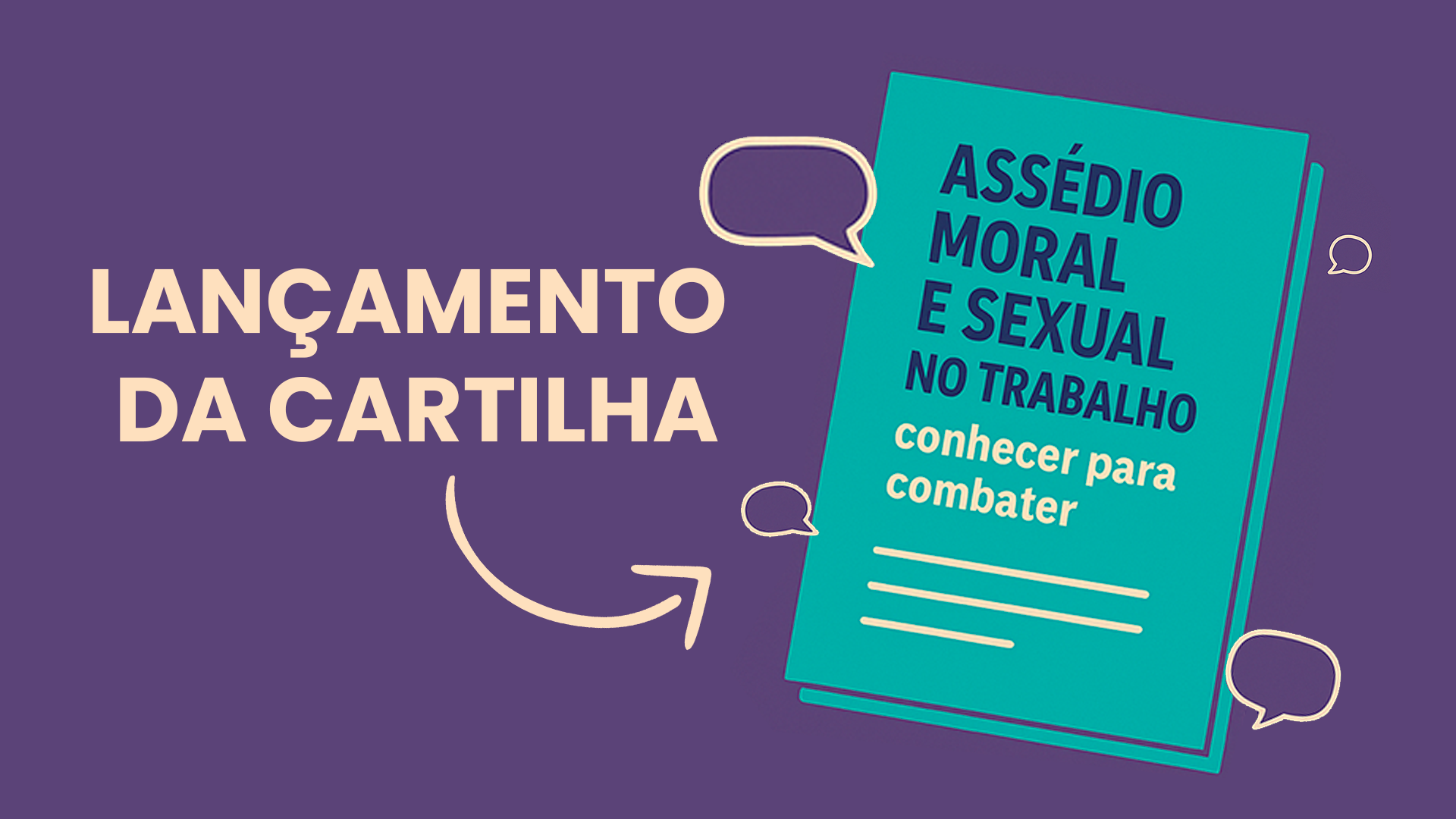 SINPROSP LANÇA HOJE CARTILHA SOBRE ASSÉDIO MORAL E SEXUAL NO AMBIENTE DE TRABALHO